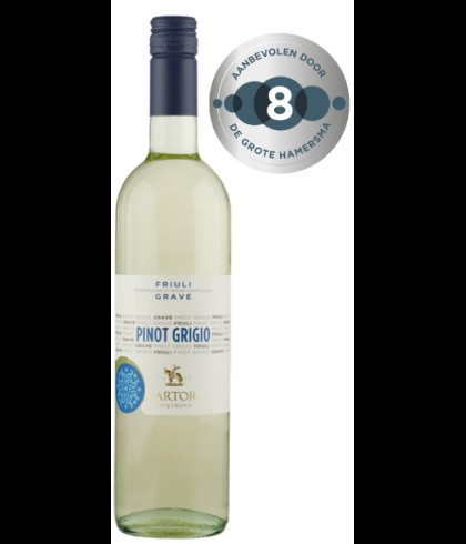 Fles Sartori Pinot Grigio Friuli Grave DOC, wijn op voorraad bij slijterij t Bockje in Bathmen
