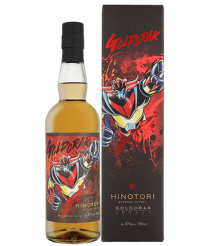 Fles Hinotori Blended Goldorak Legacy Edition, whisky, op voorraad bij slijterij t Bockje in Bathmen