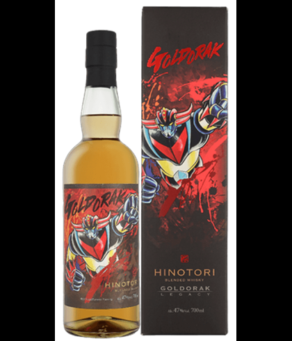 Fles Hinotori Blended Goldorak Legacy Edition, whisky, op voorraad bij slijterij t Bockje in Bathmen