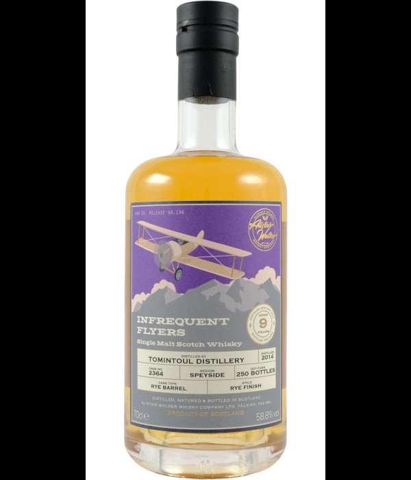 Tomintoul Distillery 9 Years Old 2014 Infrequent Flyers bij t Bockje in Bathmen