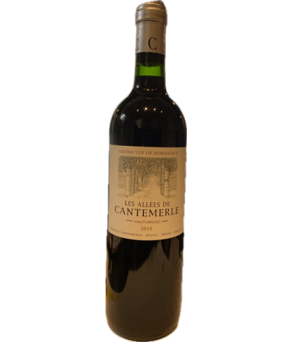 Fles Château Cantemerle Les Allées de Cantemerle 2019, wijn op voorraad bij slijterij t Bockje in Bathmen