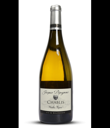 Fles Jacques Depagneux Chablis Vieilles Vignes, wijn bij slijterij t Bockje in Bathmen