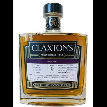 Claxton's Warehouse No.8 Tamdhu 9 Years Old Speyside
