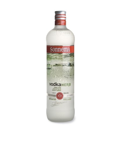 Wodka Sonnema Vodka Herb van Sonnema, bij slijterij ’t Bockje in Bathmen