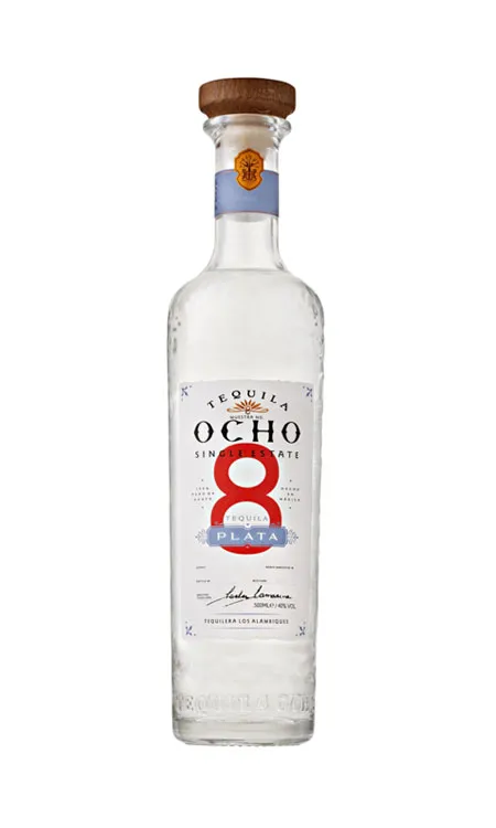 Tequila Ocho Tequila Plata van Ocho, op voorraad bij slijterij ’t Bockje in Bathmen