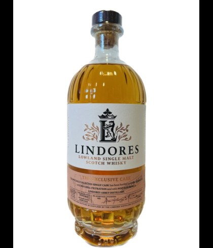 Fles Lowland single malt van Lindores Abbey, op voorraad bij slijterij t Bockje in Bathmen