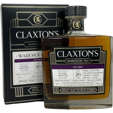 Claxton's Warehouse No.1 Speyside 26YO 1996