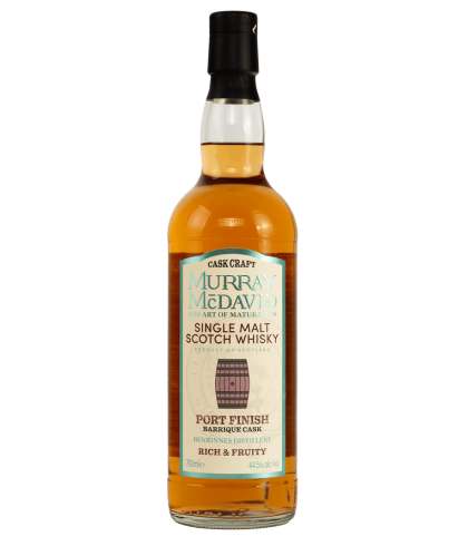 Fles Murray McDavid Cask Craft Benrinnes Port Finish, single malt whisky, op voorraad bij slijterij t Bockje in Bathmen