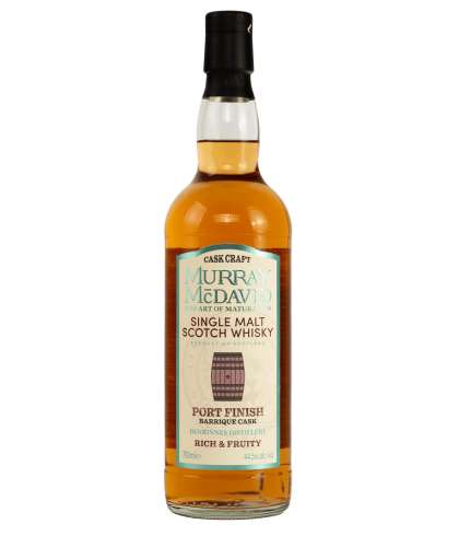 Fles Murray McDavid Cask Craft Benrinnes Port Finish, single malt whisky, op voorraad bij slijterij t Bockje in Bathmen