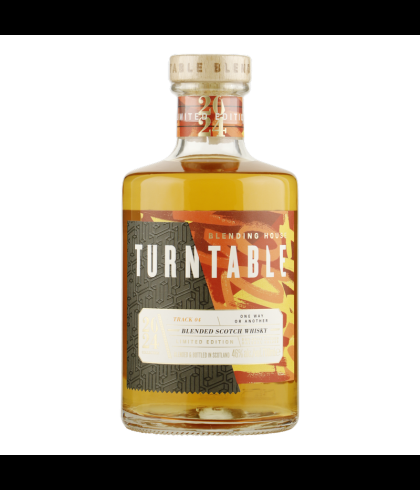 Fles Turntable Track 04 One Way or Another, Schotse blended whisky van Turntable uit Glasgow, op voorraad bij slijterij t Bockje in Bathmen