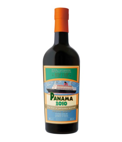 Fles Transcontinental Rum Panama 2010, rum, op voorraad bij slijterij t Bockje in Bathmen