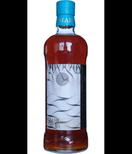 Fles Mars Komagatake Yakushima Aging 2017, Japanse single malt whisky, op voorraad bij slijterij t Bockje in Bathmen