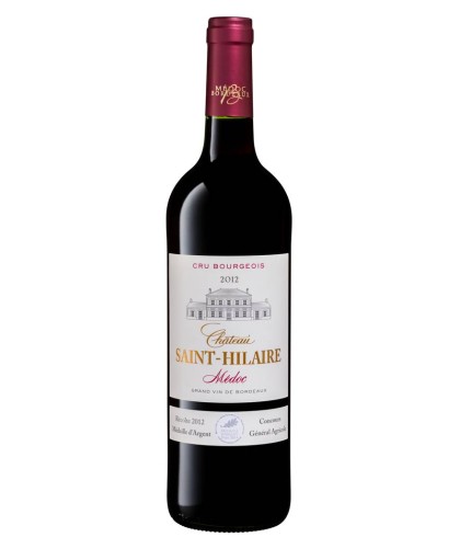 Fles Château Saint Hilaire Médoc Cru Bourgeois, wijn op voorraad bij slijterij t Bockje in Bathmen