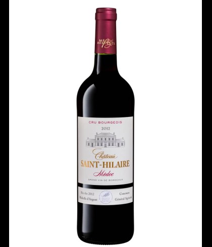 Fles Château Saint Hilaire Médoc Cru Bourgeois, wijn op voorraad bij slijterij t Bockje in Bathmen