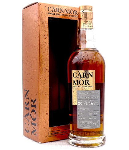 Fles Càrn Mòr Bunnahabhain 16 Years Old 2004, single malt whisky, op voorraad bij slijterij t Bockje in Bathmen