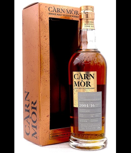 Fles C&agrave;rn M&ograve;r Bunnahabhain 16 Years Old 2004, single malt whisky, op voorraad bij slijterij t Bockje in Bathmen