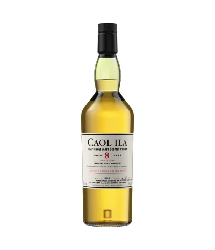 Fles Caol Ila 8 Years Old Fèis Ìle, single malt whisky, op voorraad bij slijterij t Bockje in Bathmen