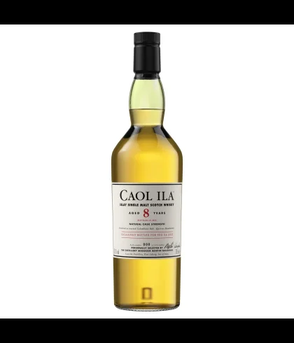 Fles Caol Ila 8 Years Old F&egrave;is &Igrave;le, single malt whisky, op voorraad bij slijterij t Bockje in Bathmen