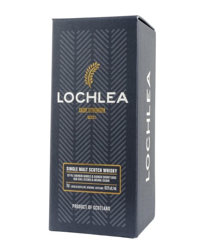 Fles Lowland single malt van Lochlea, op voorraad bij slijterij t Bockje in Bathmen