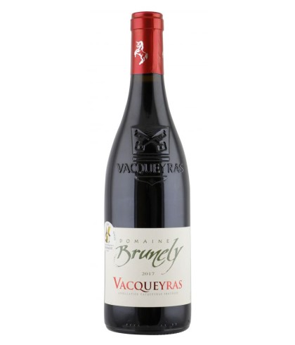 Fles Domaine Brunely Vacqueyras Rouge, wijn op voorraad bij slijterij t Bockje in Bathmen