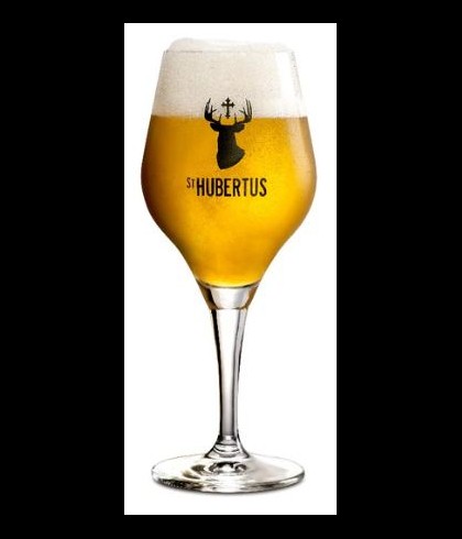 St Hubertus bierglas van 25 centiliter, op voorraad bij slijterij t Bockje in Bathmen