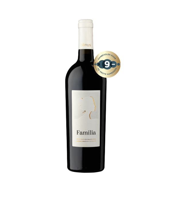 Familia Primitivo Di Manduria, wijn bij t Bockje in Bathmen