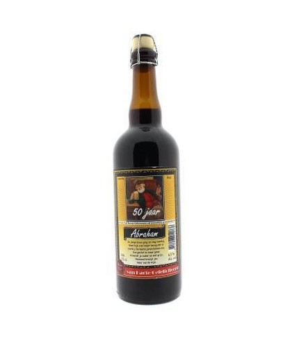 Fles STREECK Abrahambier, bier van STREECK, bij slijterij t Bockje in Bathmen