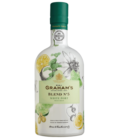 Graham's Blend N° 5 White Port, op voorraad bij slijterij t Bockje in Bathmen