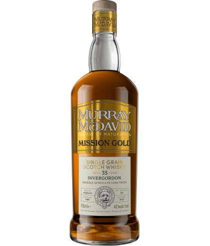 Fles Schotse whisky van bottelaar Murray McDavid, op voorraad bij slijterij t Bockje in Bathmen