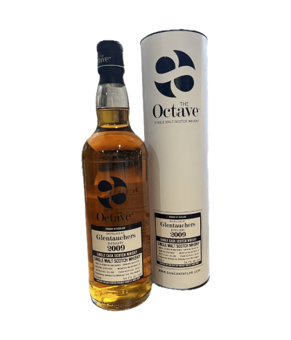 Fles The Octave Glentauchers Den Haag 2009, single malt whisky, op voorraad bij slijterij t Bockje in Bathmen