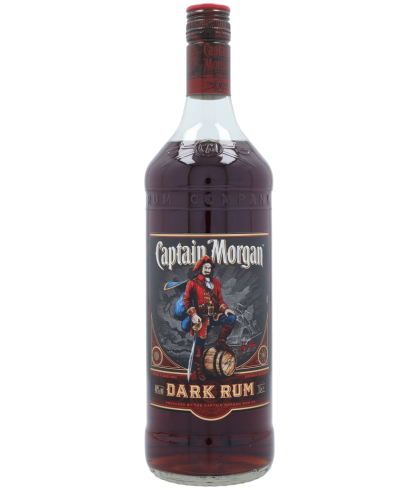 Fles Captain Morgan Dark Rum, rum, bij slijterij t Bockje in Bathmen
