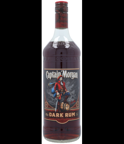 Fles Captain Morgan Dark Rum, rum, op voorraad bij slijterij t Bockje in Bathmen