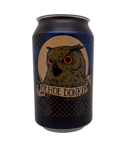 Heidebrouwerij Oehoe Donker, bier op voorraad bij slijterij t Bockje in Bathmen