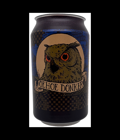 Heidebrouwerij Oehoe Donker, bier op voorraad bij slijterij t Bockje in Bathmen