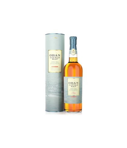 Fles Oban Little Bay, Schotse Highland single malt uit Oban, op voorraad bij slijterij ’t Bockje in Bathmen