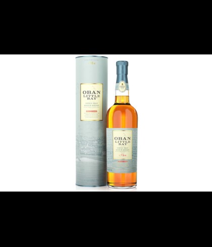 Fles Oban Little Bay, Schotse Highland single malt uit Oban, op voorraad bij slijterij t Bockje in Bathmen