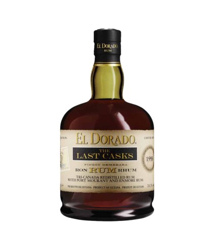 El Dorado The Last Casks 1998 24 Years Old Tri-Canada Redistilled Rum Port Mourant & Enmore