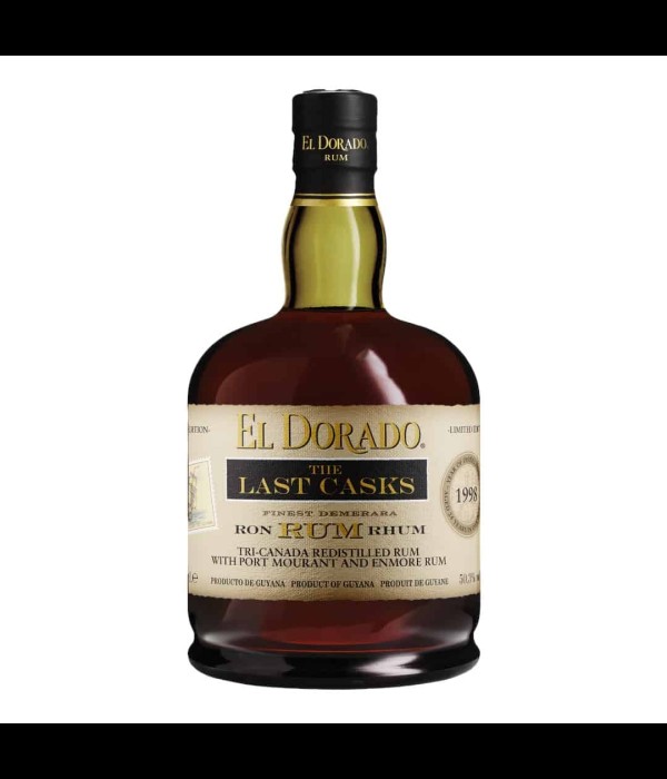 El Dorado The Last Casks 1998 24 Years Old Tri-Canada Redistilled Rum Port Mourant & Enmore bij t Bockje in Bathmen
