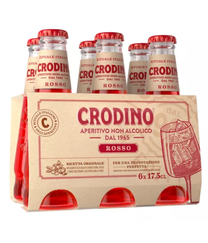 Alcoholvrije drank Crodino Rosso 6-pack van Crodino, bij slijterij ’t Bockje in Bathmen