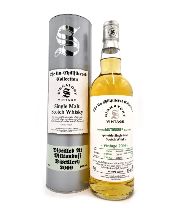 The Un-Chillfiltered Collection Signatory Miltonduff 2009 #701804 – 701807 bij t Bockje in Bathmen