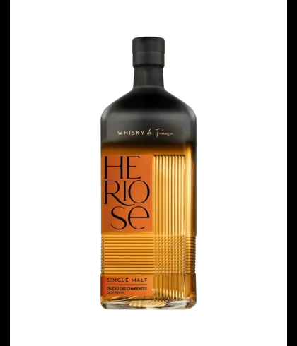 Fles Heriose Pineau des Charentes Cask Finish, whisky, op voorraad bij slijterij t Bockje in Bathmen