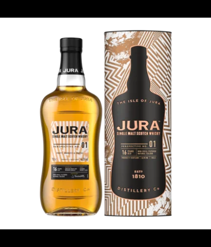 Fles single malt van Jura, op voorraad bij slijterij t Bockje in Bathmen