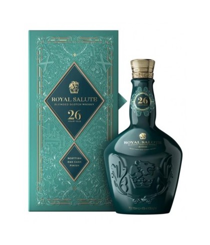 Fles Royal Salute 26 Years Old Scottish Oak, single malt whisky, op voorraad bij slijterij t Bockje in Bathmen
