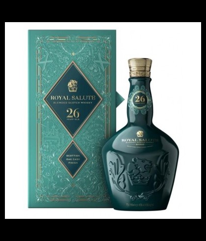 Fles Royal Salute 26 Years Old Scottish Oak, single malt whisky, op voorraad bij slijterij t Bockje in Bathmen