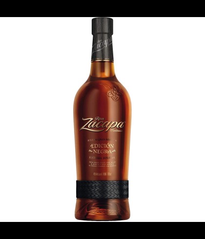 Fles Ron Zacapa Edicion Negra, rum, op voorraad bij slijterij t Bockje in Bathmen