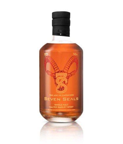 Fles Seven Seals The Age of Capricorn, Zwitserse whisky, op voorraad bij slijterij t Bockje in Bathmen