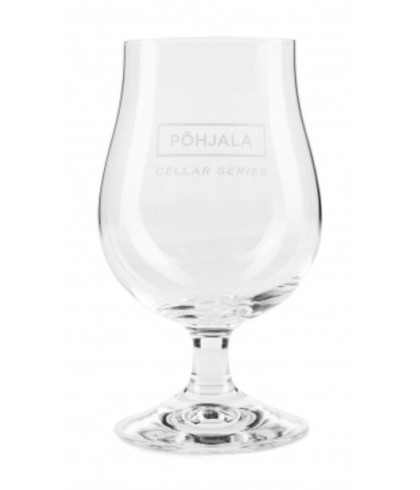 Pohjala bierglas op voet 'Cellar Series', glas bij t Bockje in Bathmen