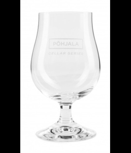 Pohjala bierglas op voet 'Cellar Series', glas bij t Bockje in Bathmen