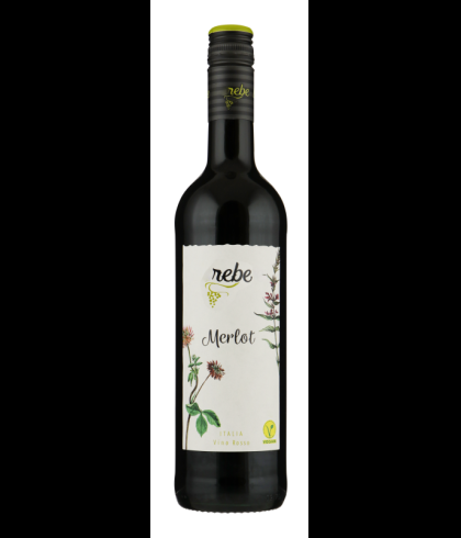 Fles Rebe Merlot, wijn, op voorraad bij slijterij t Bockje in Bathmen