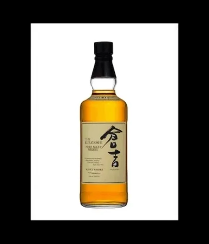 Fles Japanse pure malt van The Kurayoshi, op voorraad bij slijterij t Bockje in Bathmen